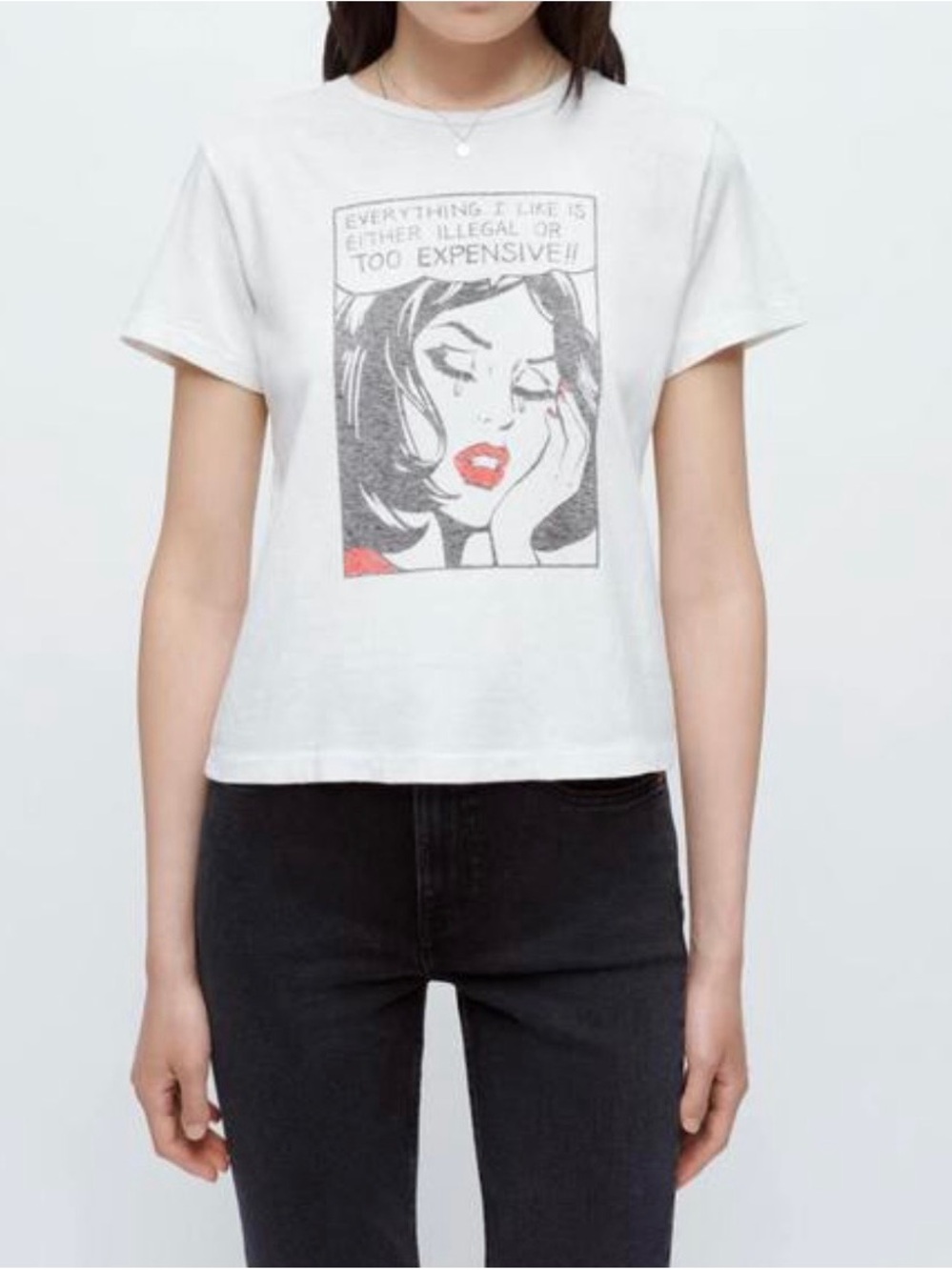 Re/Done Classic Everything I Like T-shirt Vintage White Sz  S